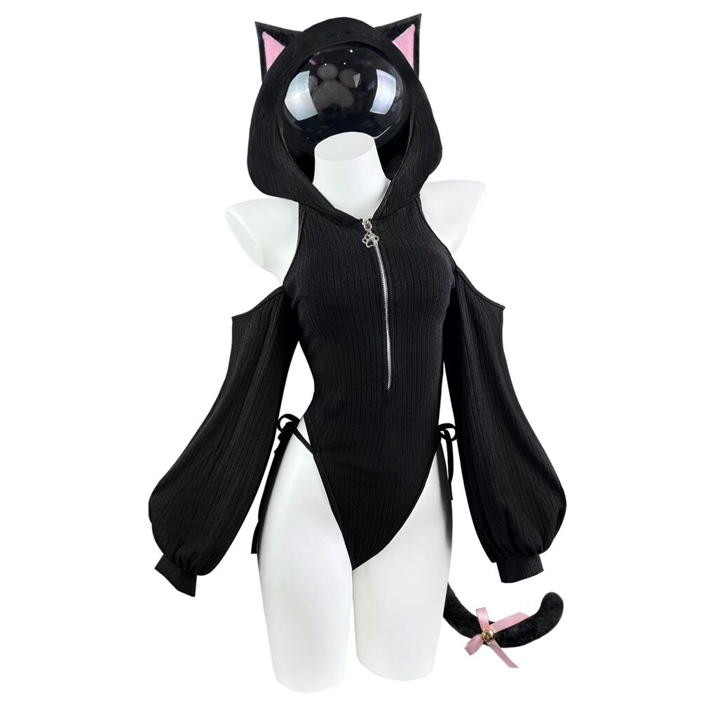 6478 Sexy cat maid outfit lingerie set kitten cat claw cosplay Sexy Sweater